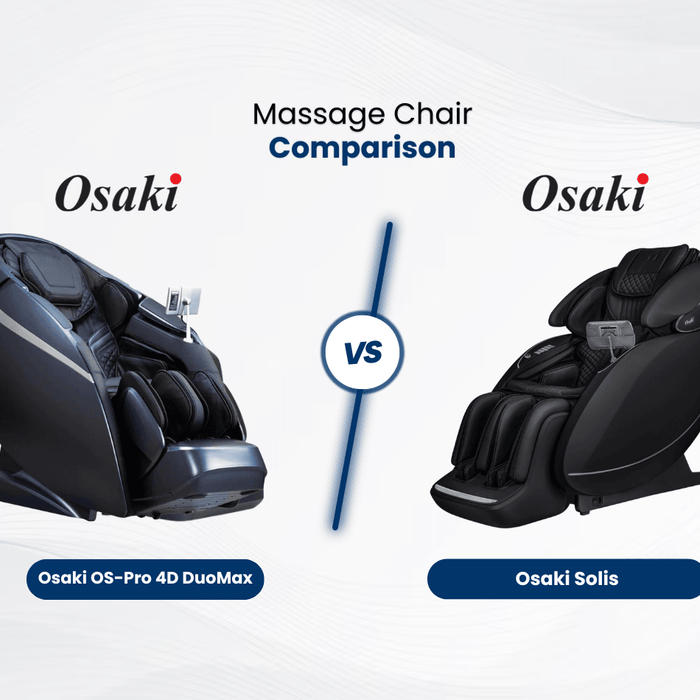 In this comprehensive article, we’ll compare two exceptional massage chairs: the Osaki Solis 4D and the Osaki OS-Pro 4D DuoMax.