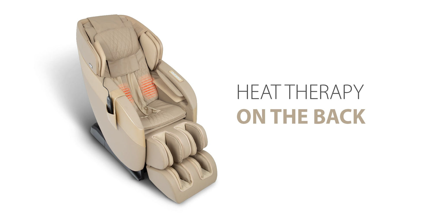 The Ador AD-Infinix Massage Chair has heat therapy technology that targets the lumbar area and loosens tight muscles.