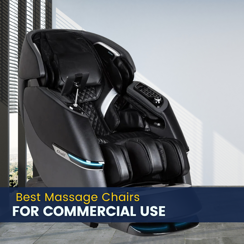 Commercial massage chairs are increasingly being used in offices, salons, employee lounges, nurse lounges, airports, malls, hotels, and spas