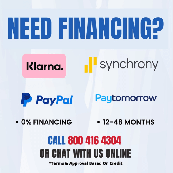 Finance your purchase of the Osaki OS-3D Otamic LE massage chair at 0% interest through Klarna, PayPal, and Synchrony Financing.