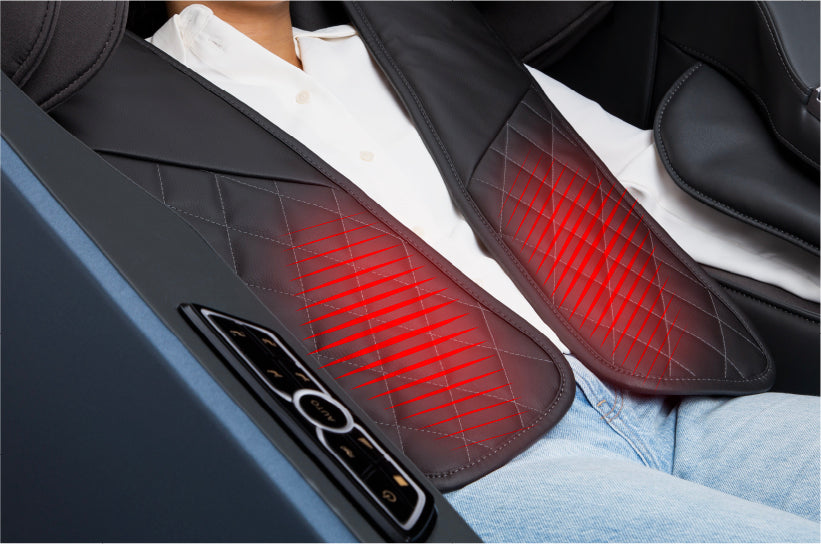The Osaki OS-Highpointe 4D Massage Chair has full body heat therapy that loosens tense muscles and increases circulation.