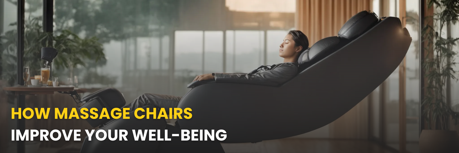 Improve your health and well-being with a 3D or 4D massage chair.including brands like Osaki, Luraco, Infinity, and discover the benefits of massage chairs for sale..