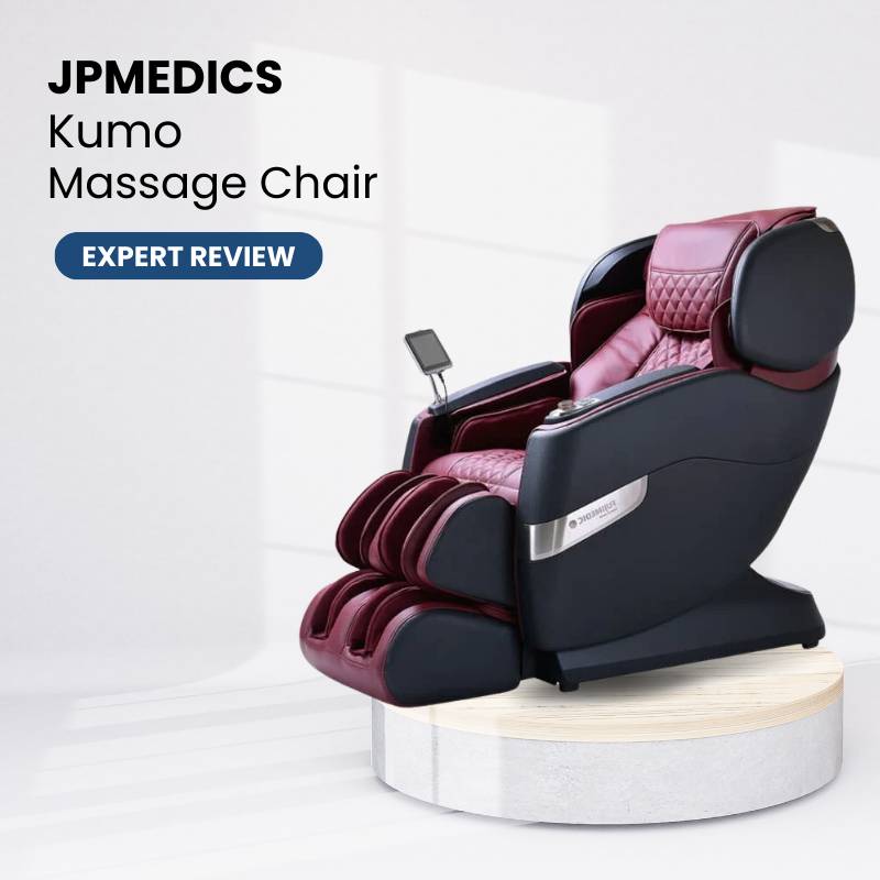 The JPMedics Kumo is one of the Best Massage Chairs on the market with a luxurious massage experience and heated knee therapy.