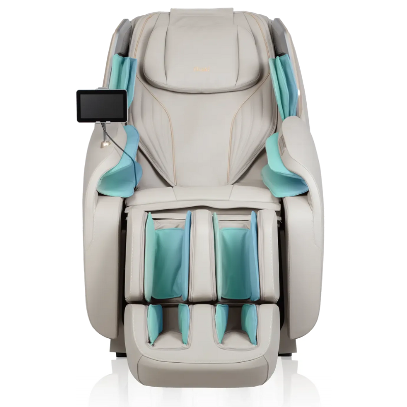 48-Cell Full Body Air Massage of the Osaki Atlas XL, providing targeted compression to enhance circulation and relieve muscle tension for a complete relaxation experience.