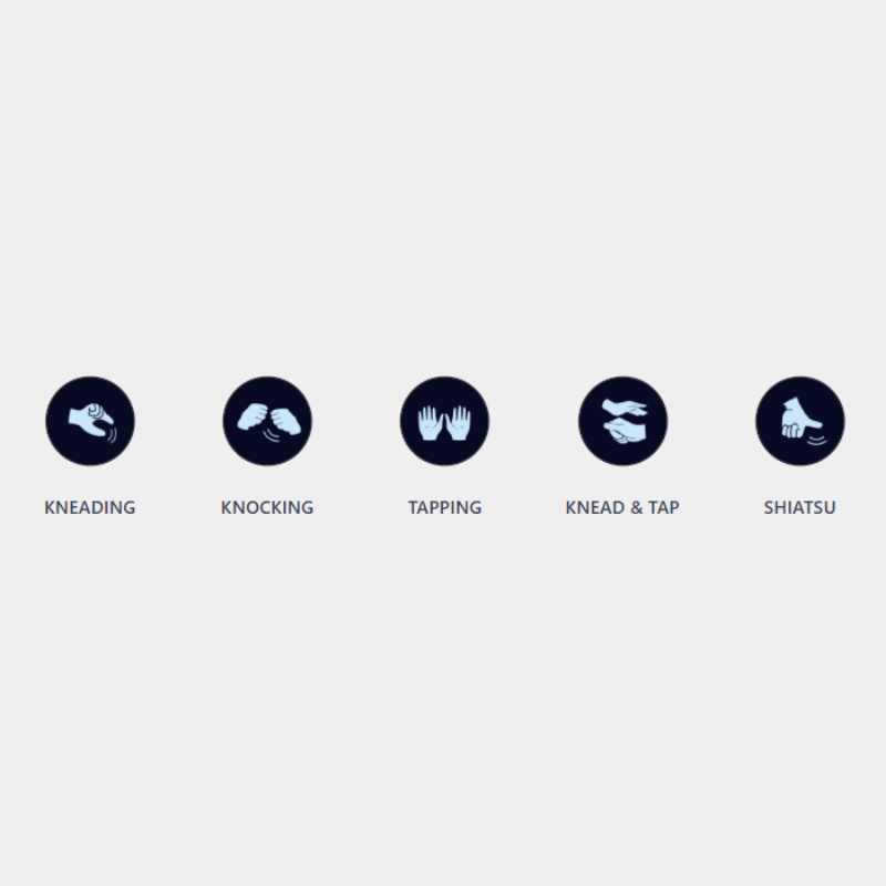 5 Manual Massage Programs of the Osaki Atlas XL, allowing users to customize their massage experience with manual control over settings.