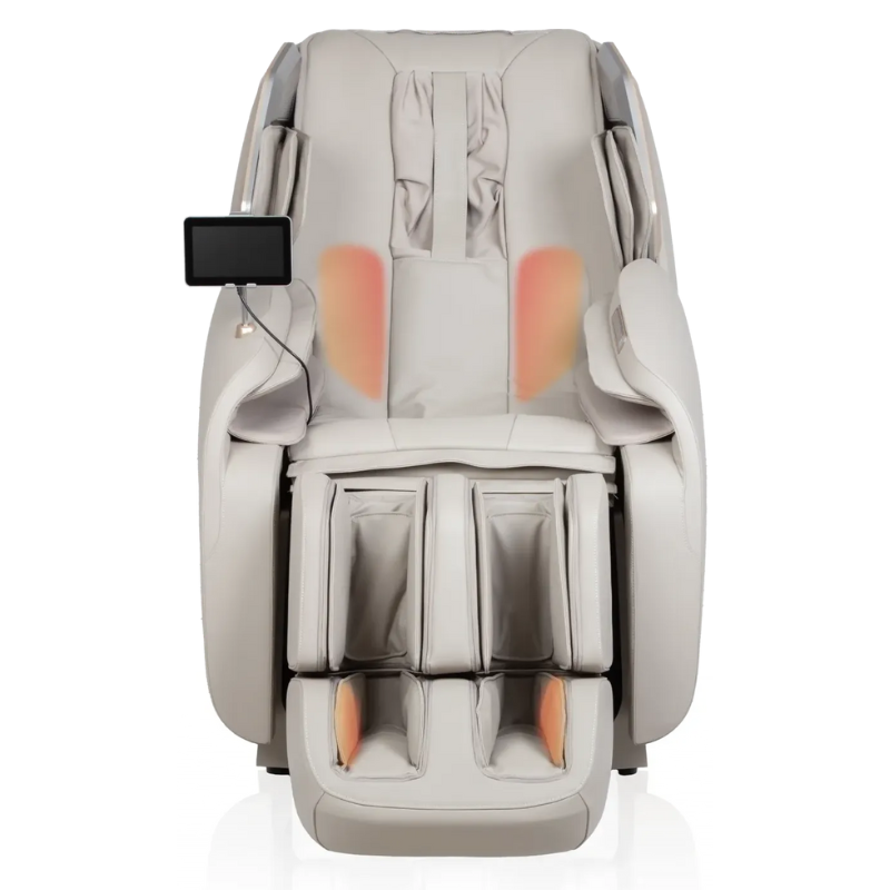 Heating Therapy feature of the Osaki Atlas XL, delivering soothing warmth to the lumbar and foot areas to alleviate muscle tension and enhance relaxation.