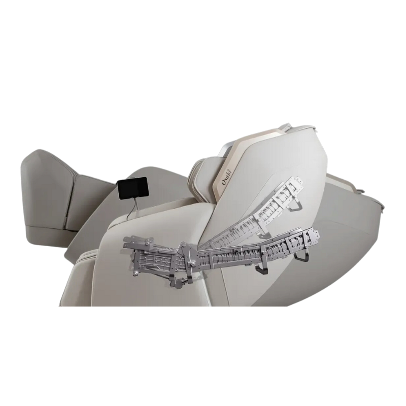 SL Flex Track System of the Osaki Atlas XL, designed for enhanced flexibility and full-body coverage from neck to hamstrings for a more intensive massage