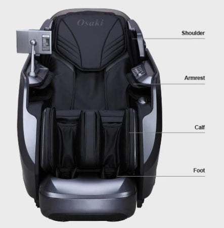 The Osaki 3D and 4D Avalon Massage Chair offers a full body air compression massage