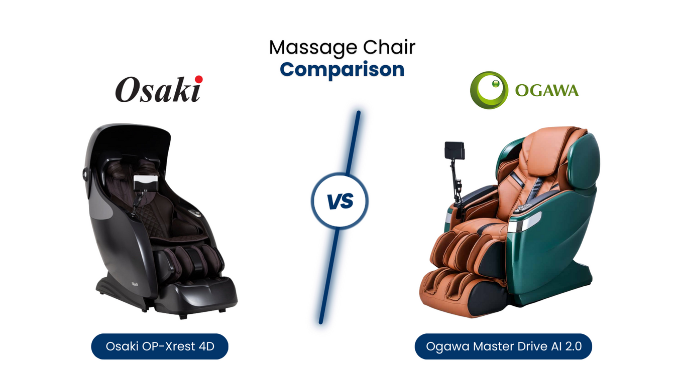 The Osaki Xrest and Ogawa Master Drive AI 2.0 are two of the most technologically advanced massage chairs on the market.