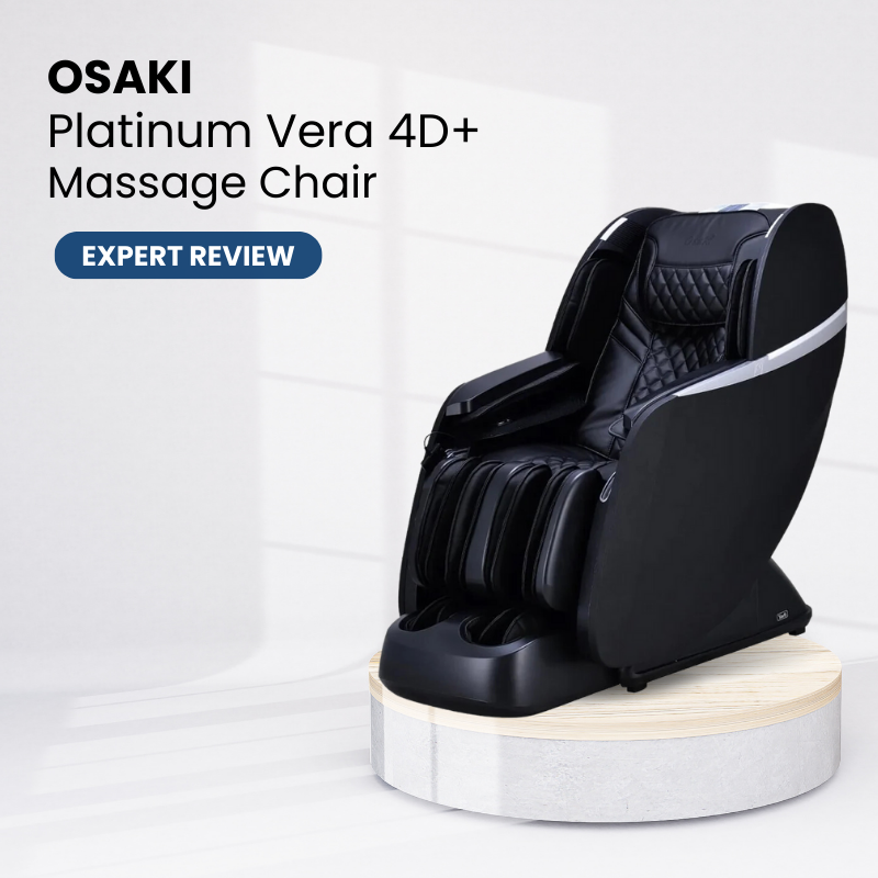 The Osaki Platinum Vera 4D Massage Chair has a comprehensive range of techniques including kneading, tapping, rolling, and more. 