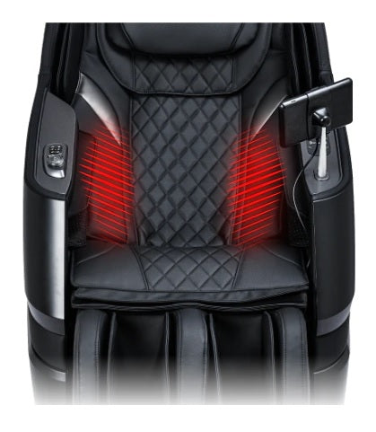 The Titan TP-Epic 4D Massage Chair has dual heating zones used to efficiently warm and ease tension in the lower back.
