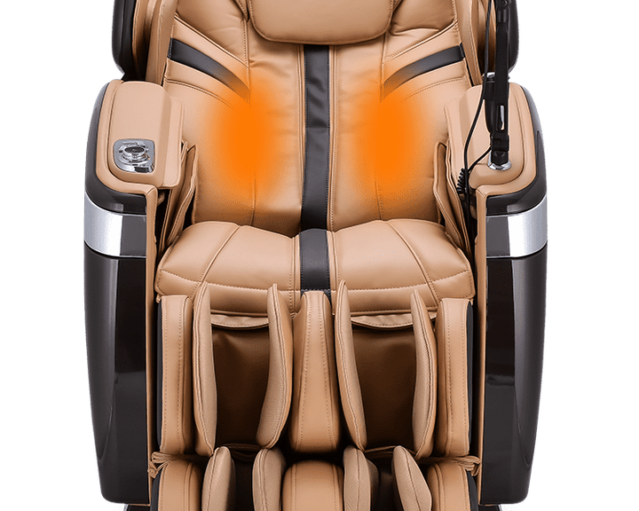 The Ogawa Master Drive AI 2.0 Massage Chair incorporates Lumbar and Seat Heat Therapy that helps relieve tension in the back.