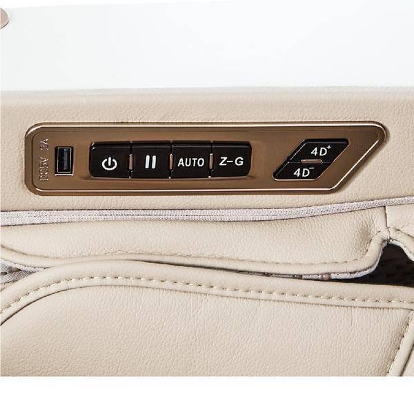 The Osaki OS-Pro Maestro Massage Chair comes with a quick access control panel on the arm of the chair for easy adjustments.