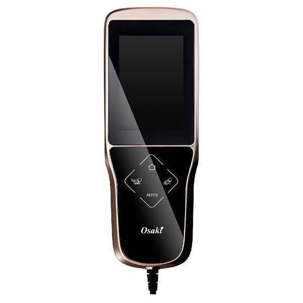 The Osaki OS-Pro Maestro Massage Chair comes with a user-friendly handheld remote with LCD screen for easy operation.