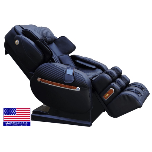 The Luraco iRobotics i9 Max Billionaire Edition Massage Chair has 3D rollers and a split track for full body massage therapy.