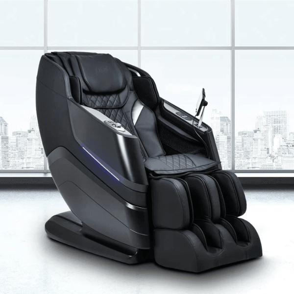 The Titan TP-Epic 4D Massage Chair comes with human-like 4D massage rollers and full-body air compression therapy.