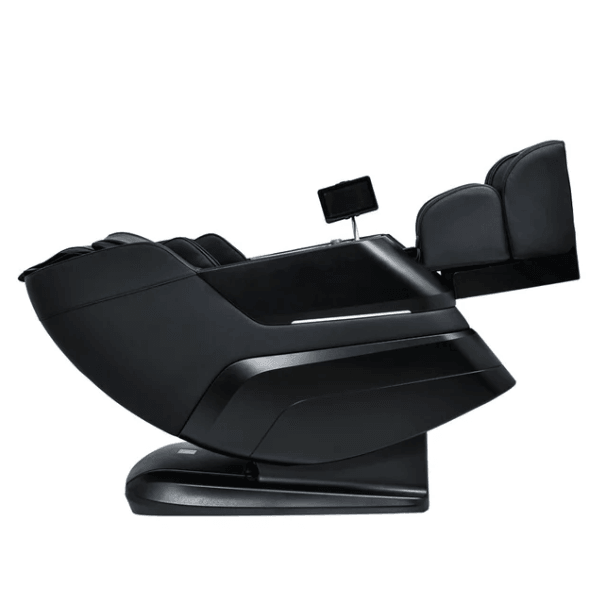 The Titan TP-Epic 4D Massage Chair uses zero gravity to elevate your feet above your heart for complete spinal decompression.