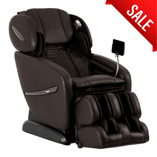 The Osaki OS-Pro Alpina Massage Chair has therapeutic 2D rollers, air compression, zero gravity, vibration, and reflexology.
