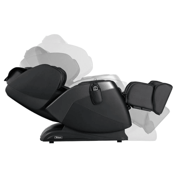 The Titan Optimus 3D massage chair uses zero gravity recline to evenly distribute your body weight and decompress your spine.