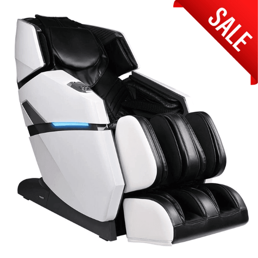 The Titan Summit Flex is a 2D massage chair with an advanced Flex L-track for deep stretching and full-body air compression.