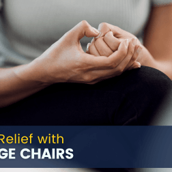 Massage chairs offer a soothing solution for anxiety relief, using targeted pressure and gentle movements to calm the mind and relax the body.