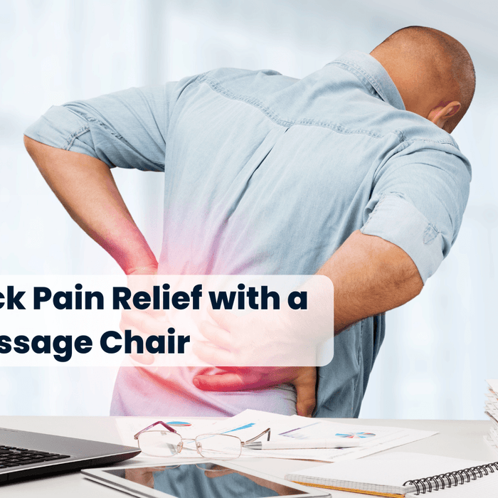 Massage chairs can alleviate back pain by targeting pressure points, improving circulation, and easing tension in the muscles. 