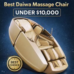 Discover the best Daiwa massage chairs under $10,000, combining advanced features, full-body relaxation, and premium comfort without exceeding your budget.