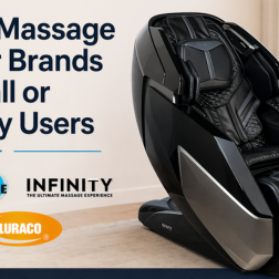 Discover the best massage chair brands for tall or heavy users. Compare COREnine, Infinity, and Luraco to find the right fit, comfort, and long-term support.