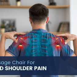 Advanced massage chairs designed for neck and shoulder pain use 3D or 4D roller technology to mimic human-like motions, easing tension and improving circulation.
