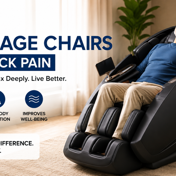 Comparison of the best massage chairs for back pain.