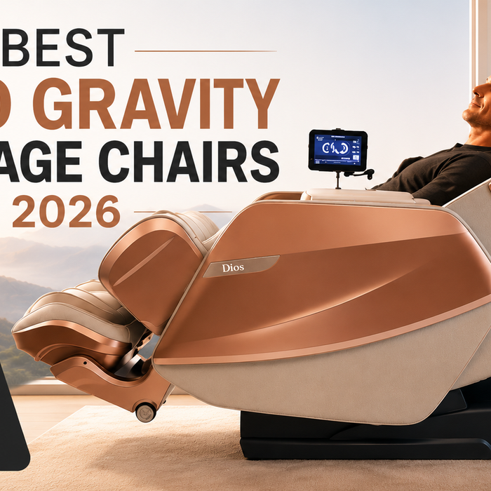 Thumbnail image for Best Zero Gravity Massage Chairs of 2026 showing a man enjoying zero gravity comfort and full-body massage therapy.