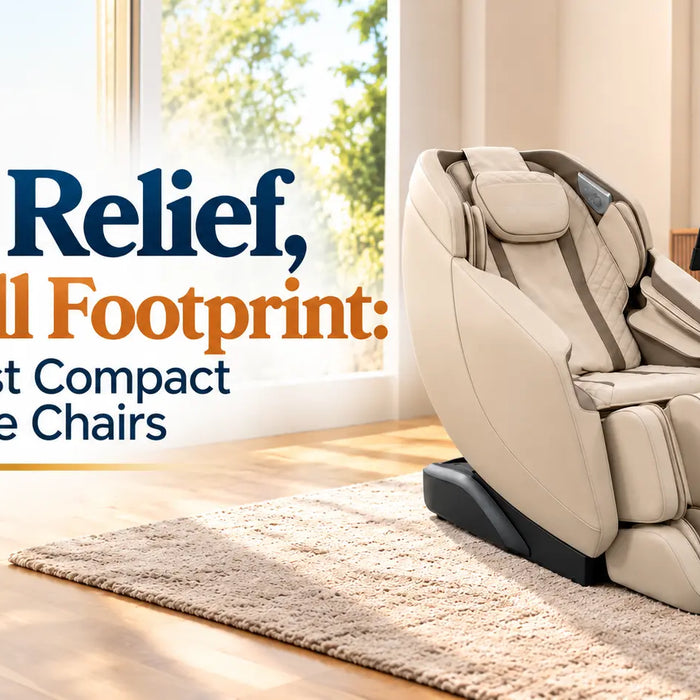 Discover the best compact massage chairs that deliver full body relaxation without taking up too much space in your home.