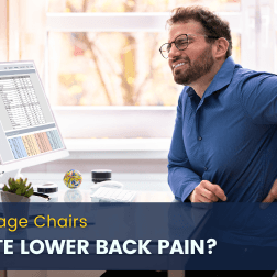 Massage chairs can help with lower back pain by providing targeted relief through various massage techniques and heat therapy that soothe muscle tension and enhance circulation in the affected area.