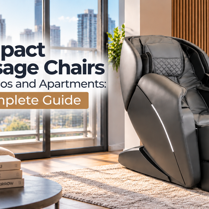Find the best Massage Chairs for Small Spaces, with tips for choosing a comfortable, feature-rich chair that fits your room without overwhelming it.