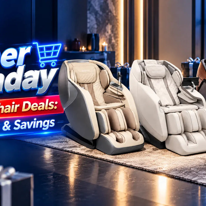 Discover the best Cyber Monday massage chair deals and save on premium models featuring 4D massage, zero gravity, and advanced technology.