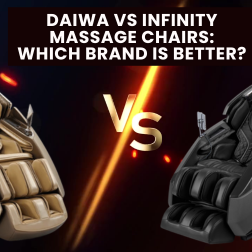 This guide breaks down key differences between Daiwa and Infinity massage chairs to help you choose the best option for your needs.