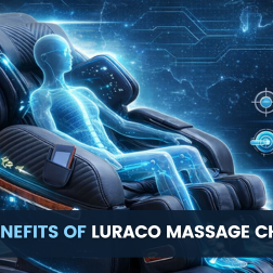 Read the proven health benefits of Luraco massage chairs, from improved circulation and reduced muscle tension to enhanced relaxation and recovery.