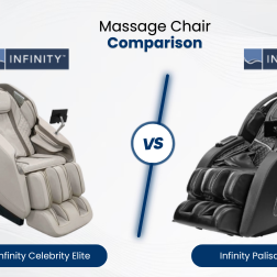 See how the Infinity Celebrity Elite and Infinity Palisade compare in massage technology, comfort, and design to help determine which model best fits your needs.