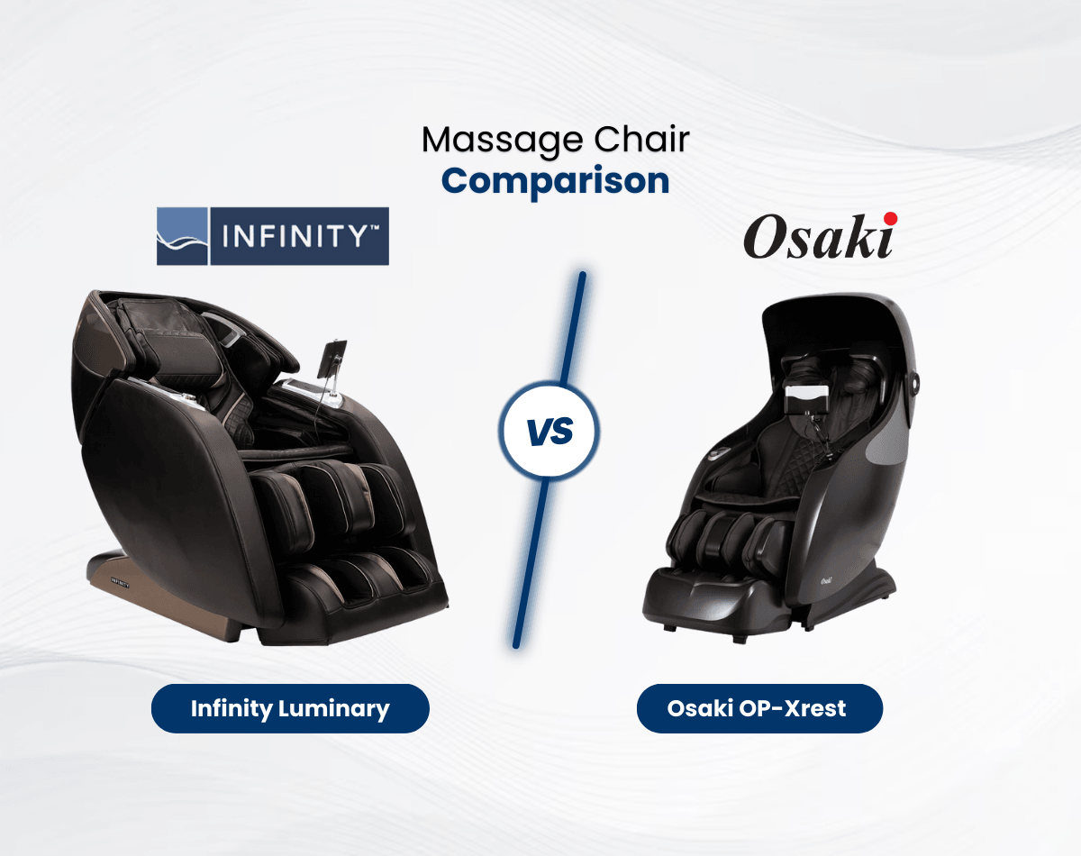 Infinity Luminary vs. Osaki Xrest Massage Chair Comparison — The Modern