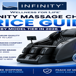 Infinity massage chair prices 2026 guide thumbnail banner.