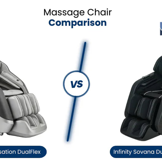 Infinity Sensation 4D Dualflex vs. Infinity Sovana 4D DualPro Massage Chair Comparison