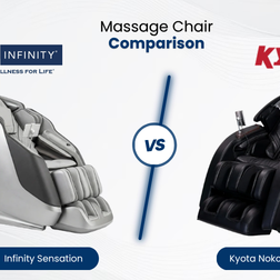 Explore the kyota nokori massage chair and compare its massage technology, programs, comfort, and features with the Infinity Sensation.