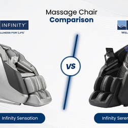 Explore the Infinity Sensation Massage Chair and see how its features, massage technology, and programs compare with the Serenza.