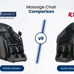 Considering the Kyota Zenyu Massage Chair? Compare it with the Infinity Zenara to learn about their key features, differences, and massage experience.