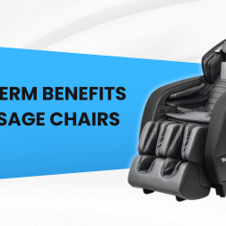 The long-term Massage chair benefits include reduced pain, improved circulation, enhanced flexibility, and muscle tension relief. 