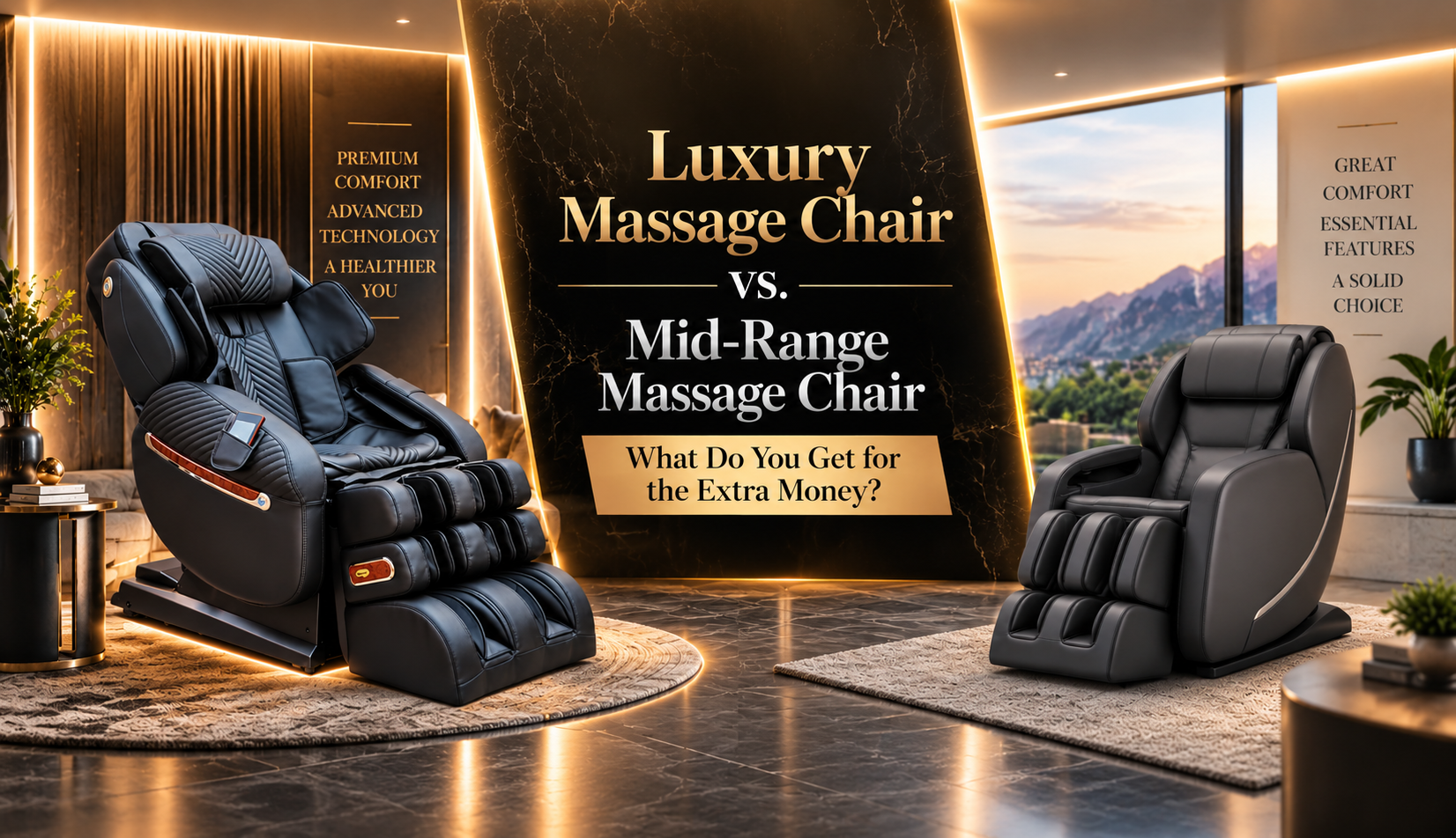 Discover how Luxury Massage Chairs differ in massage technology, adjustability, materials, comfort, and overall user experience.