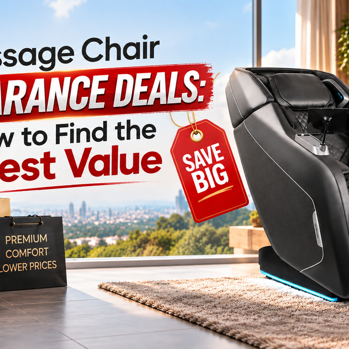 Learn how to find the best massage chair clearance deals. Compare sale types, evaluate condition, and buy with confidence from authorized dealers.