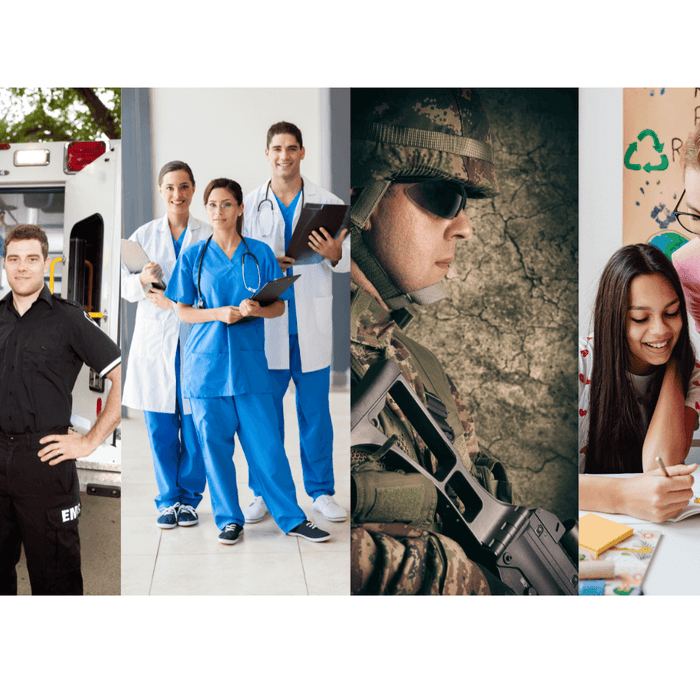 Massage Chair Discounts article thumbnail highlighting exclusive savings on premium massage chairs for healthcare workers, first responders, military personnel, and educators.