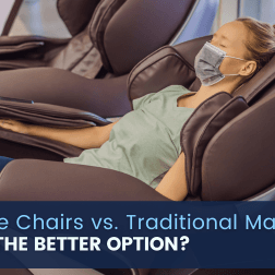 Deciding between a massage chair and a traditional massage often comes down to accessibility, with massage chairs providing anytime relief and traditional massages offering expert customization and human touch.