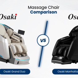 While both the Osaki Grand Duo and Osaki Manhattan deliver high-quality massages, the Grand Duo focuses on user convenience, whereas the Manhattan offers a sleek aesthetic and advanced customization options.